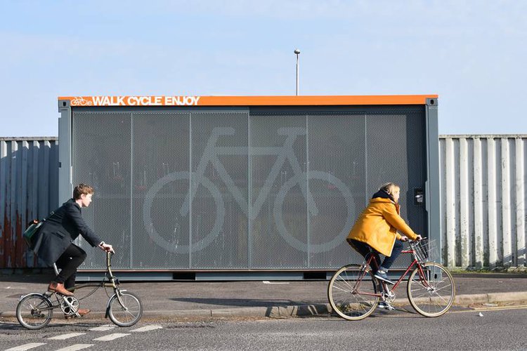 Городской велогараж повышенной безопасности от Cyclehoop