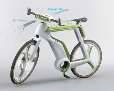 Велосипед, очищающий воздух 