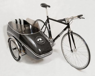 Всесезонный велосипед с коляской и санями Scandanavian Side Bike