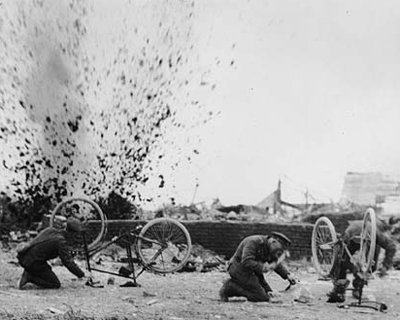 Фотографии: солдаты-велосипедисты Первой мировой войны