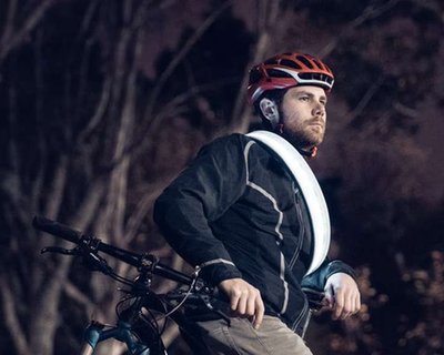 Новый велосипедный замок Vivid Lock можно одевать на себя во время езды 