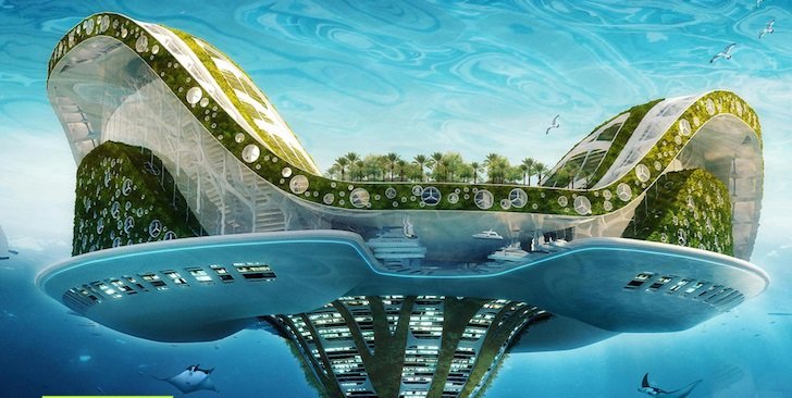 7 проектов плавающих городов, которые могут спасти человечество