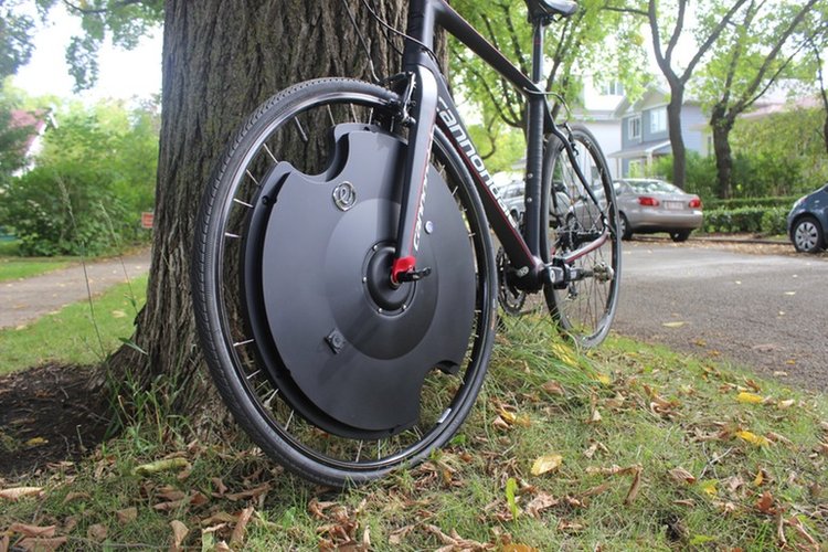 Колесо Electron Wheel превращает обычный велосипед в электрический