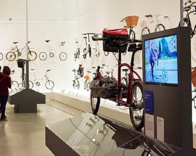 Выставка велосипедов в Музее дизайна в Лондоне