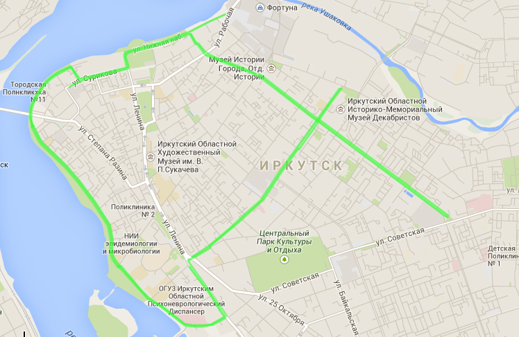 «Велотранспортный союз» Иркутска разработал три маршрута велодорожек