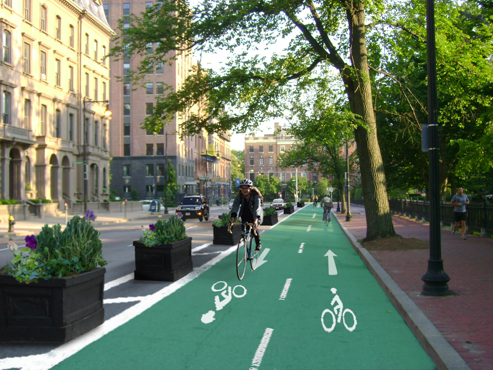 Для развития велотранспорта нужно обсуждать защищенные велополосы, а не велодорожки