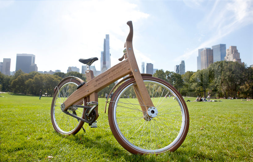 деревянный велосипед из бука