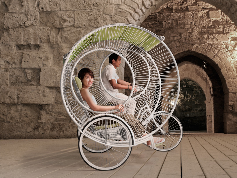 Трехколесный велосипед Eclipse – современный рикша от Кеннета Кобонпью